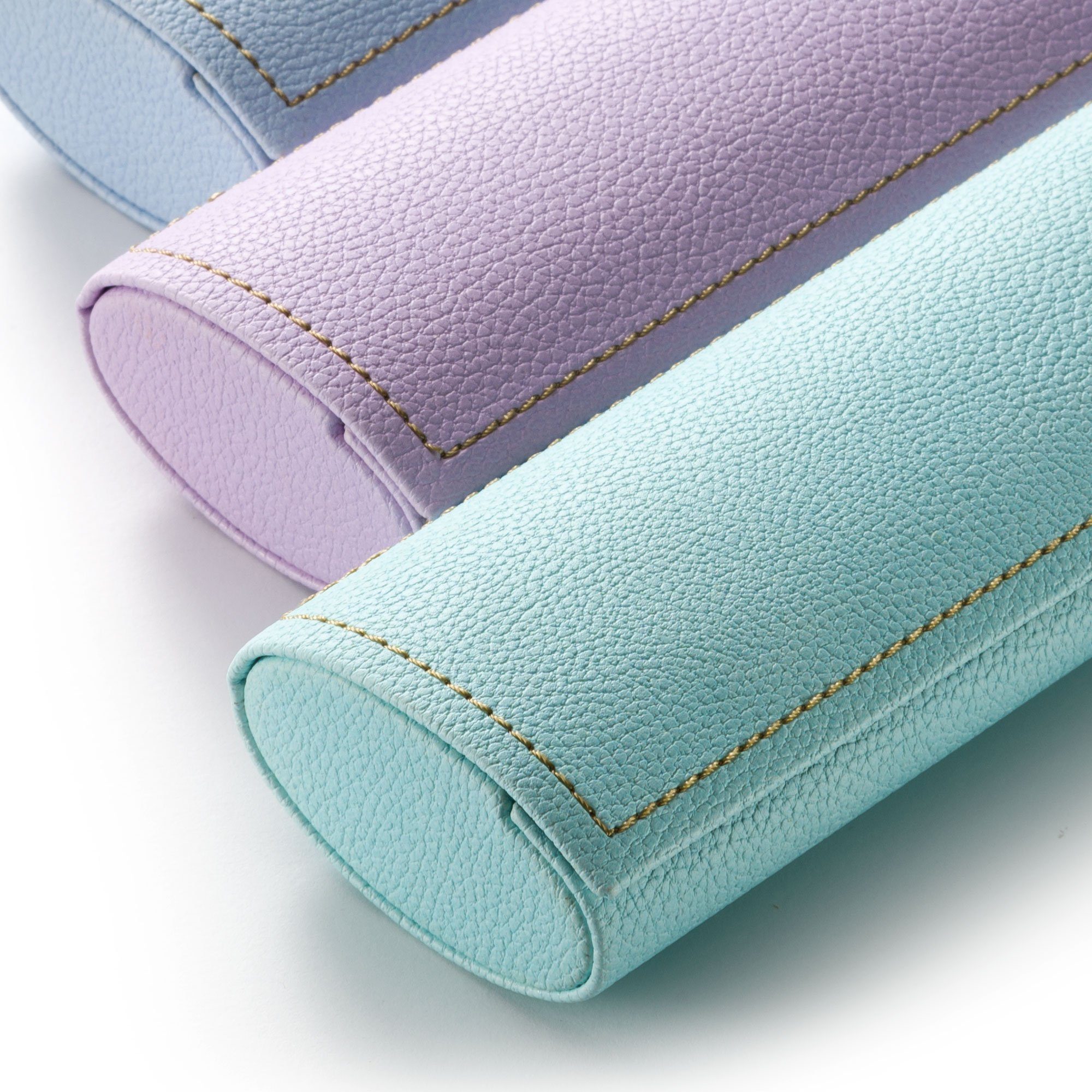 FEFI Brillenetui Hardcase: “PASTELL”, Set aus 1 Etui + hochwertigem Mikrofasertuch