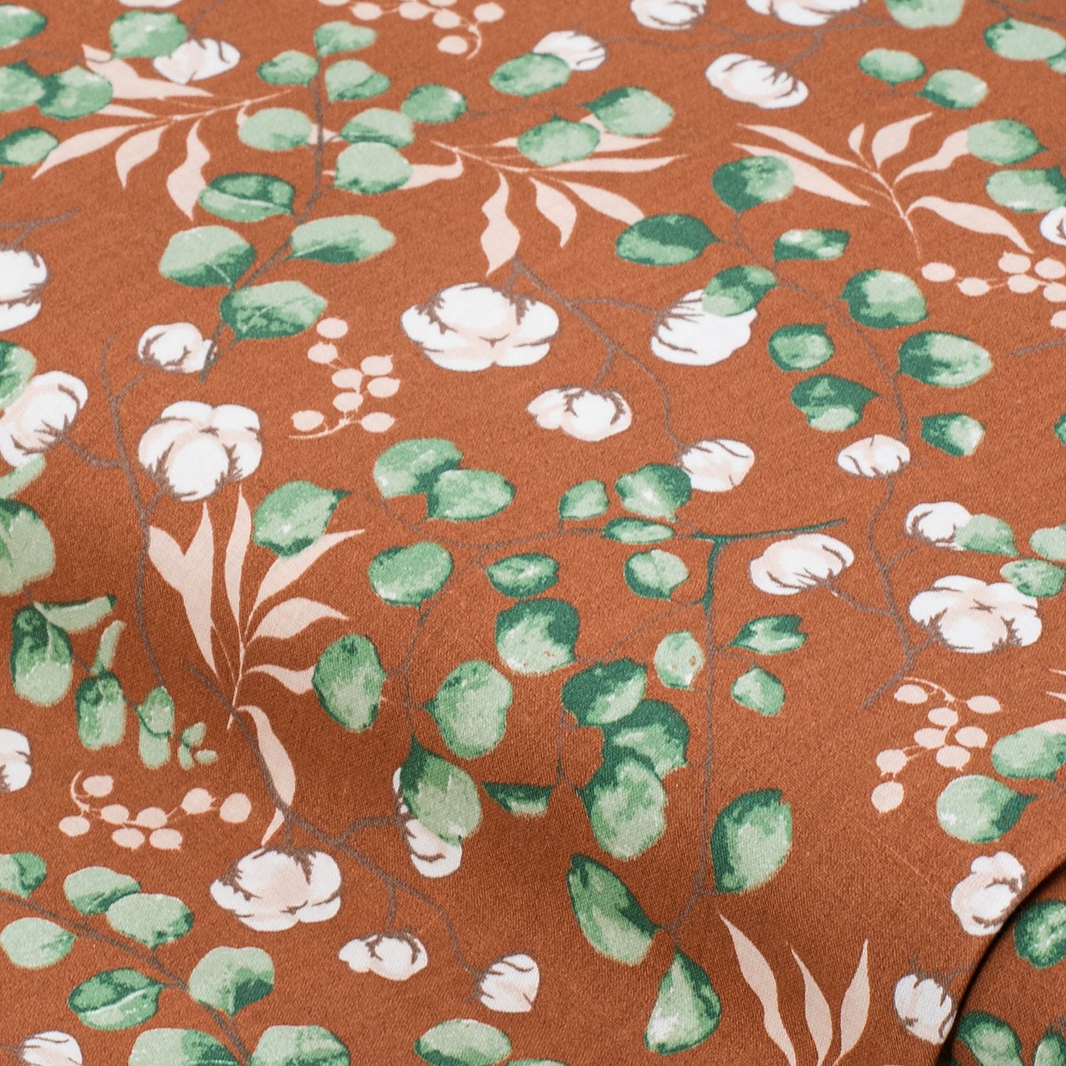 Baumwollstoff Eucalyptus & Cotton 