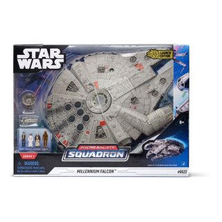 Star Wars Micro Galaxy Squadron Feature Fahrzeug mit Figuren - Millennium Falcon