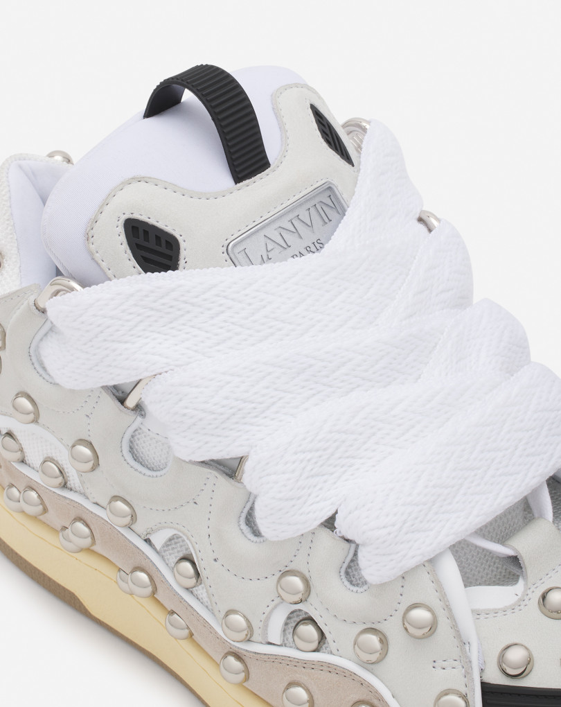 SNEAKERS CURB EN CUIR AVEC STUDS