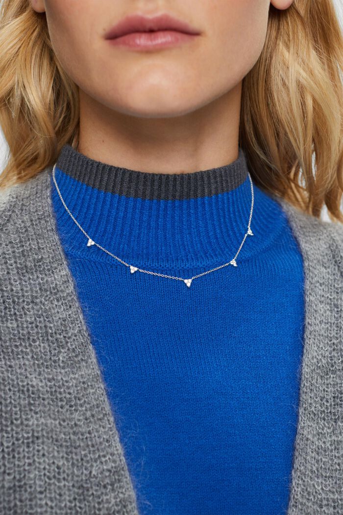 Halskette mit Zirkonia aus Sterlingsilber