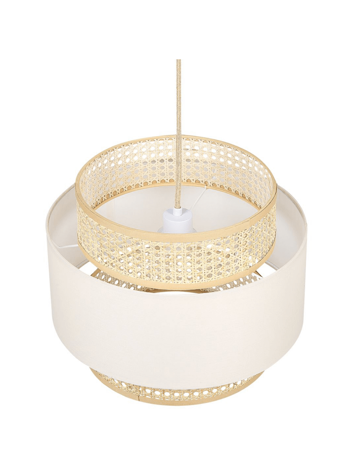 Beliani Pendelleuchten YUMURI in /Beige - (W) 40 x (H) 172 x (L) 40 cm günstig kaufen onesize