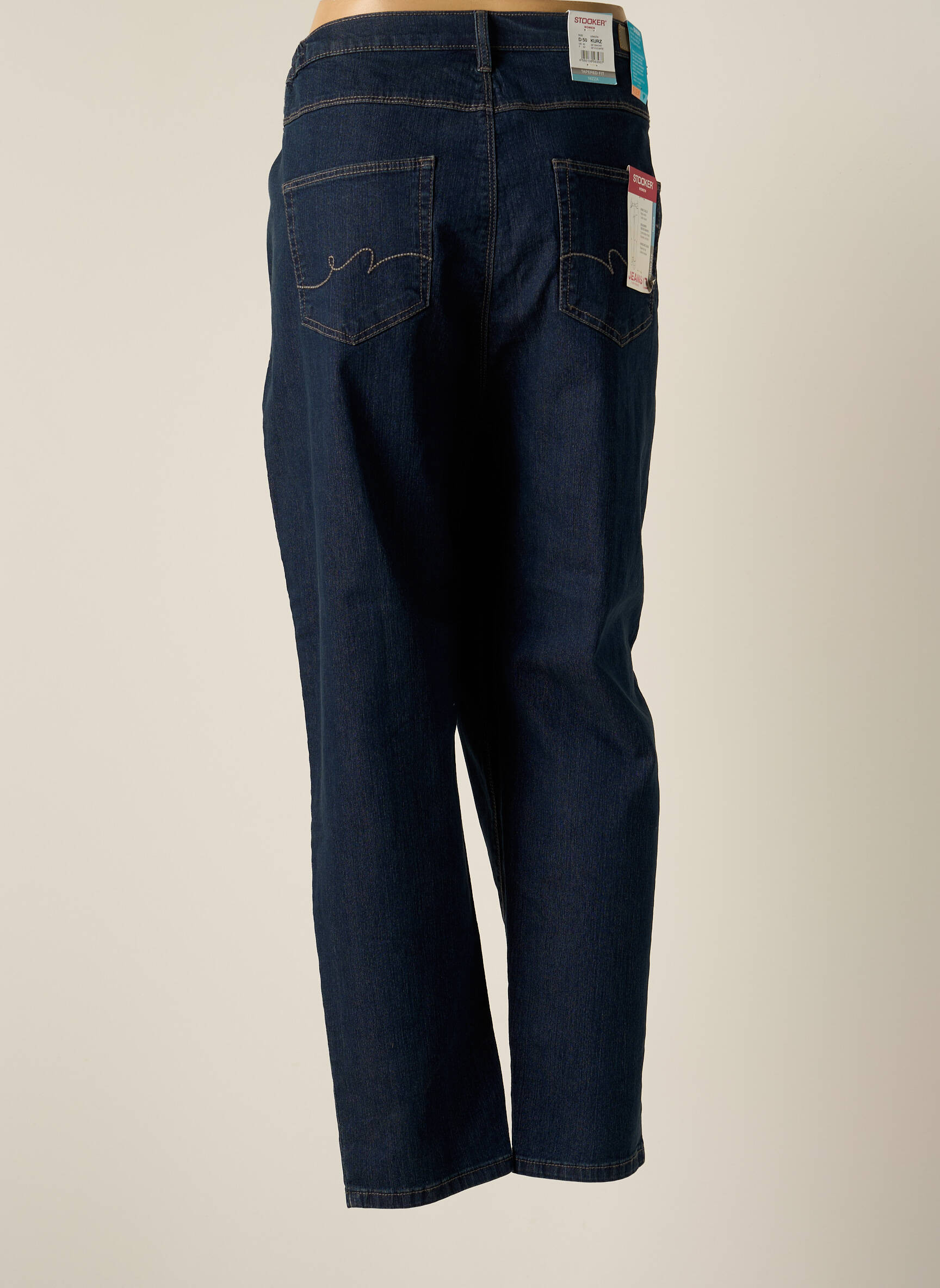 Stooker Jeans Coupe Droite Femme couleur bleu