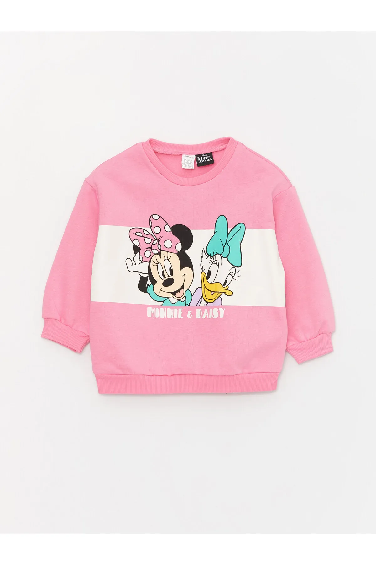 LC Waikiki  Langarm-Sweatshirt mit Rundhalsausschnitt und Disney-Aufdruck für Mädchen