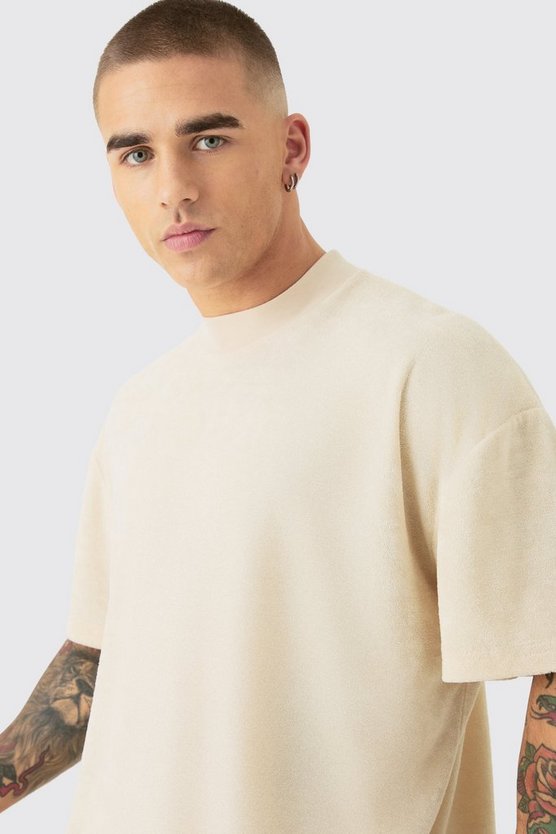 Oversize Frottee T-Shirt
