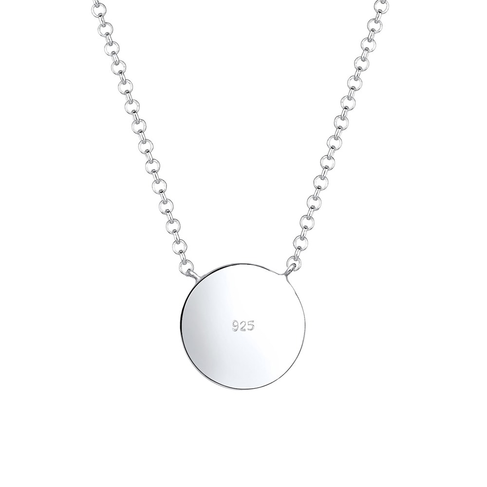Elli Elli Collier Femme Pendentif Compas Boussole Voyager - (925/1000) Argent Bijoux