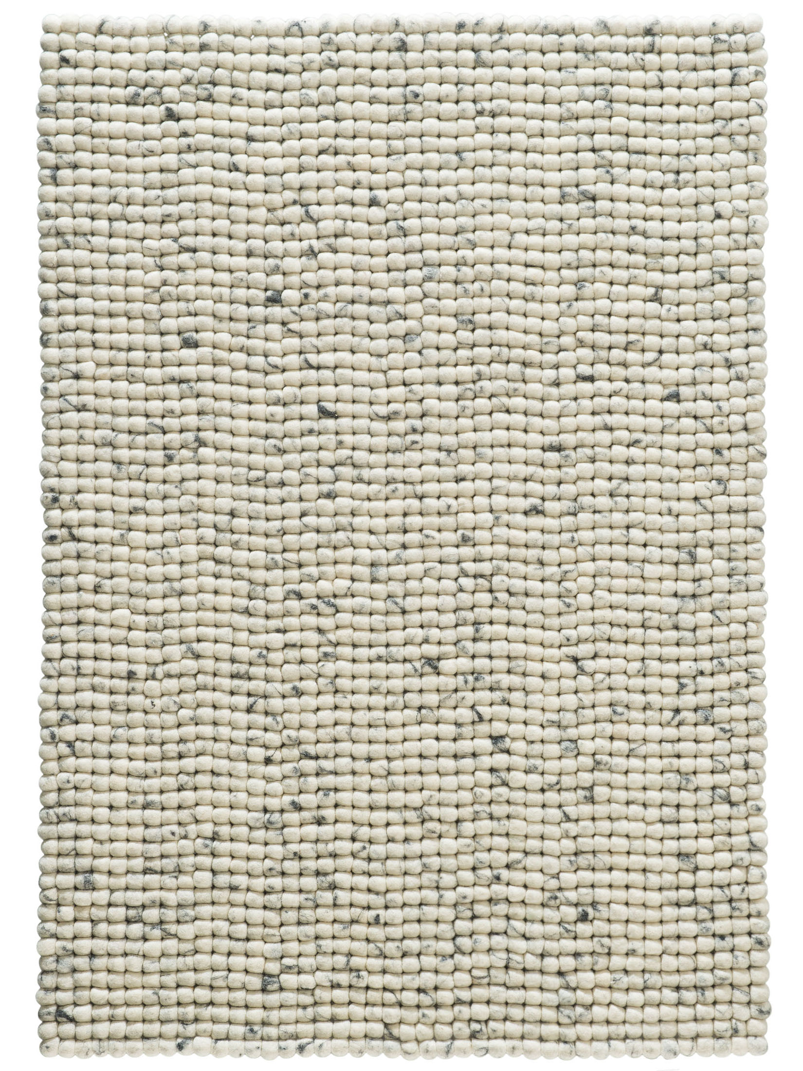 Smedby Filzkugel-Teppich, Grey Natural