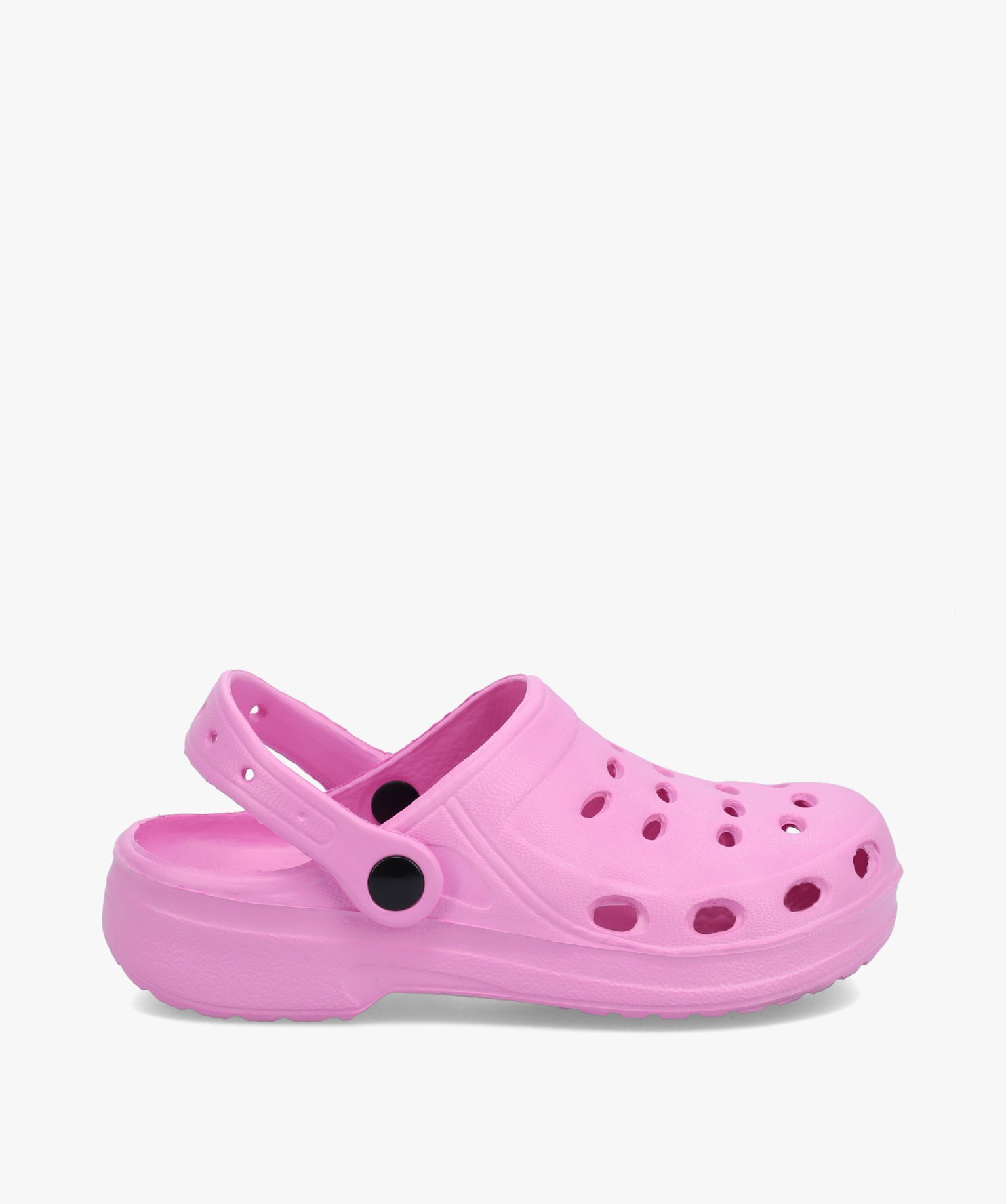 Sabots souples fille unis perforés rose | GEMO