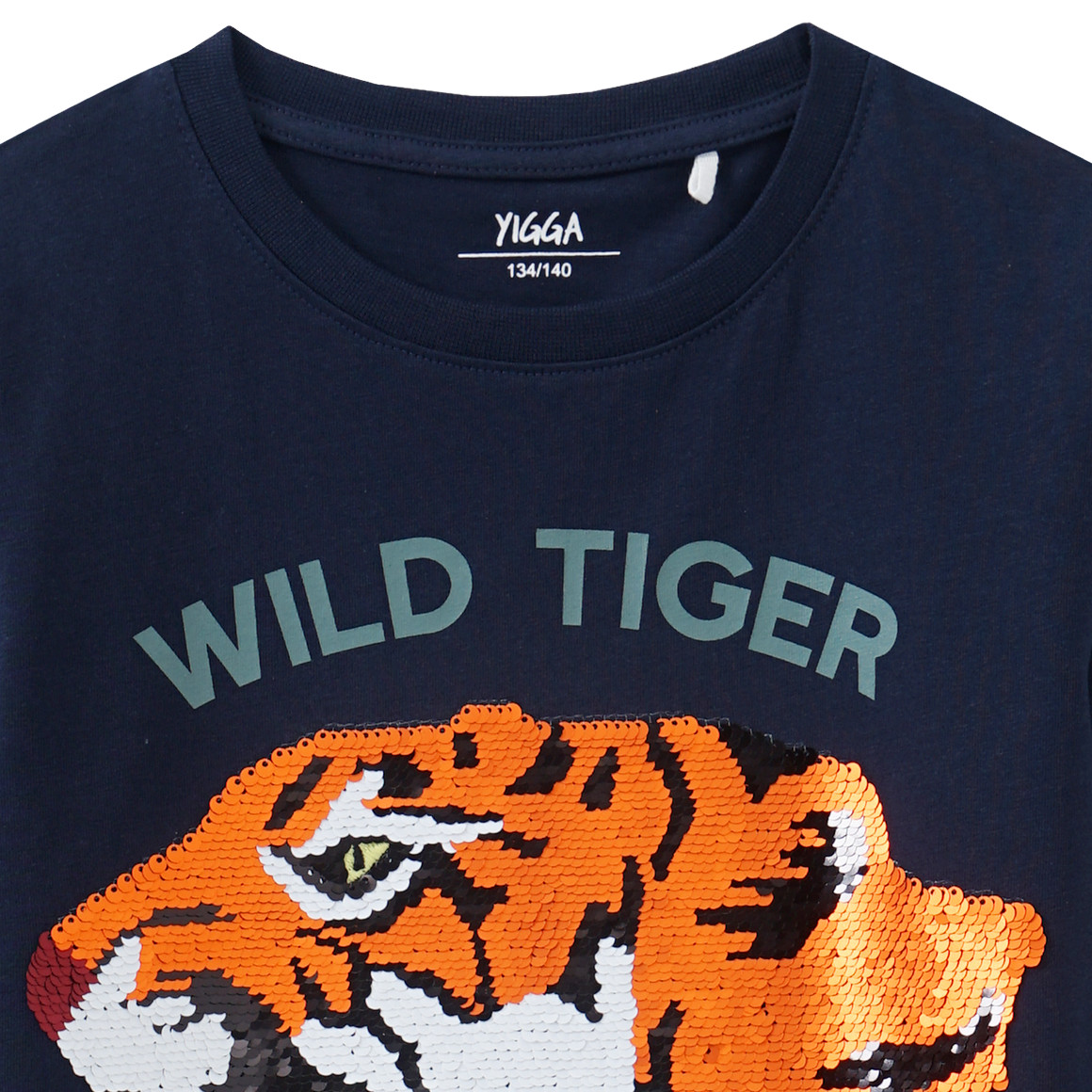 Jungen Langarmshirt mit Wendepailletten
