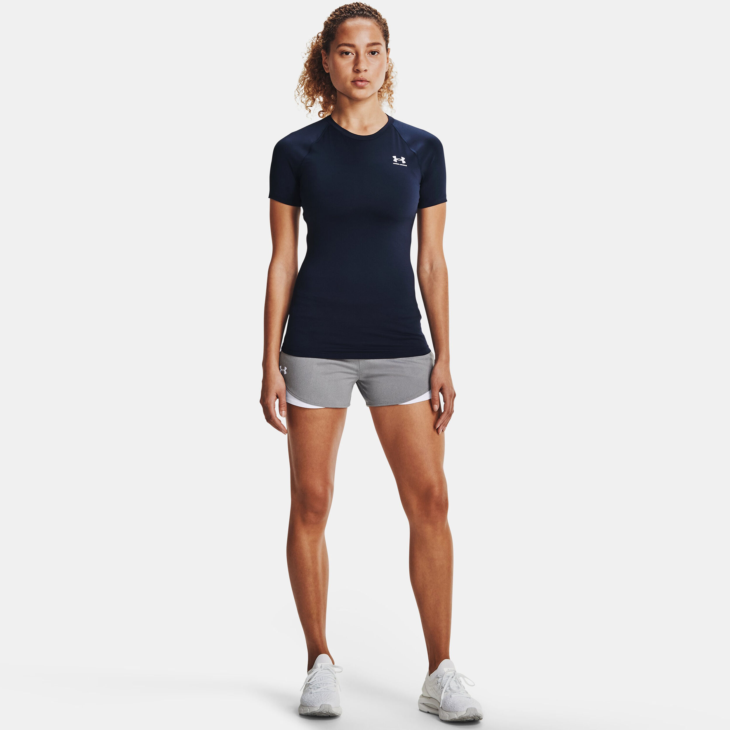 Heatgear Authentics Comp T-Shirt Damen - Blau