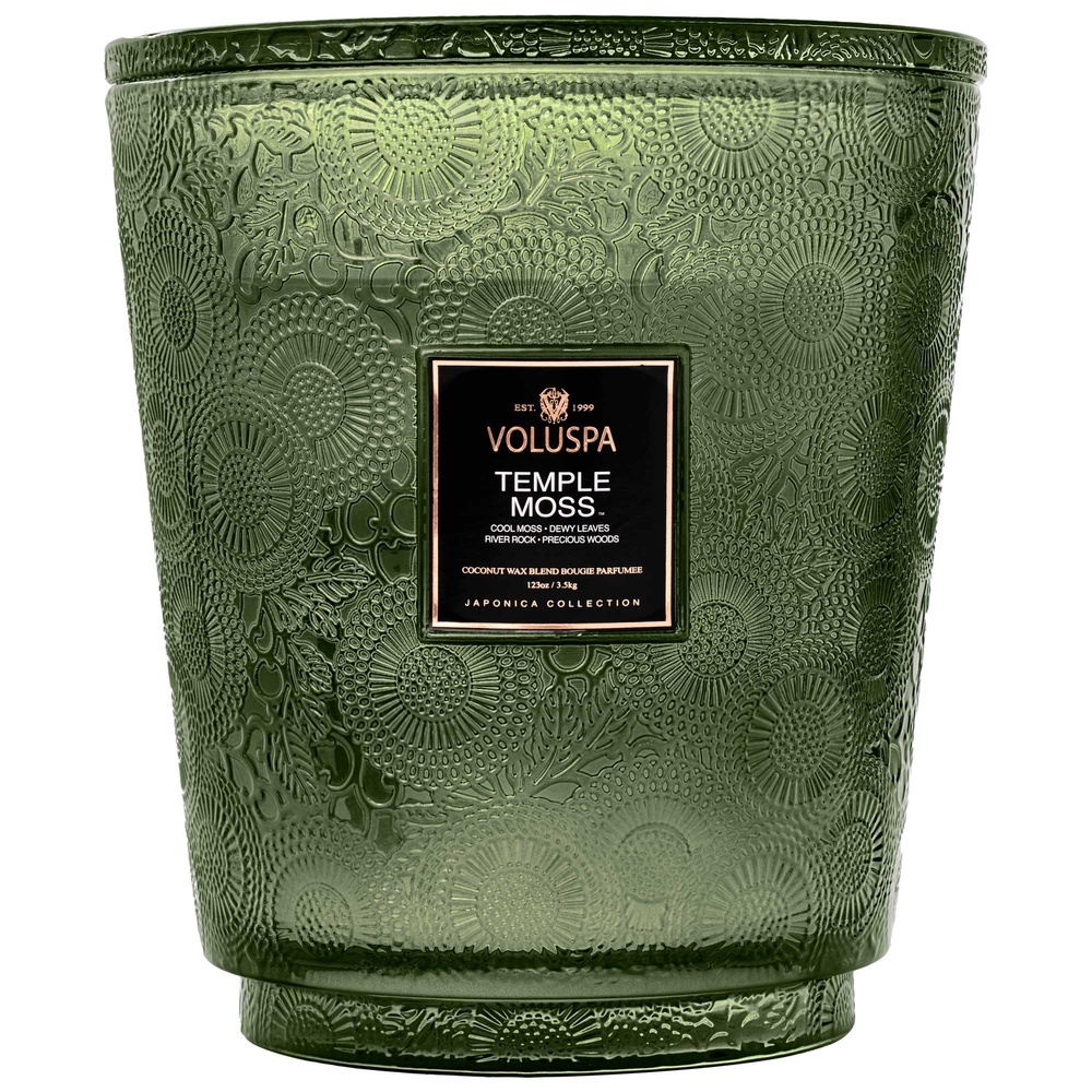voluspa Temple Moss 5 Wick Hearth BOUGIE