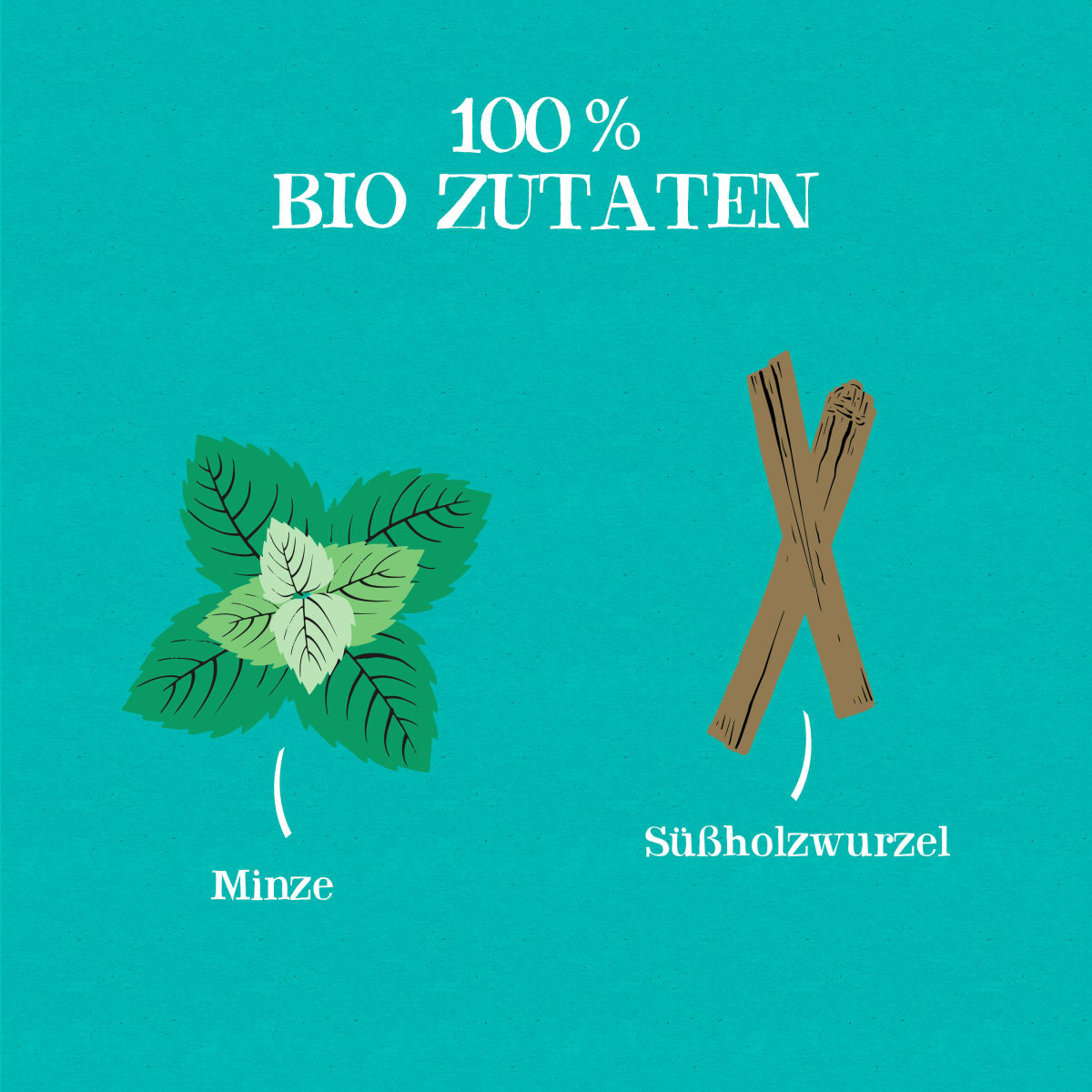 Kräutertee Süßholz, Minze (20 Beutel), 30 g