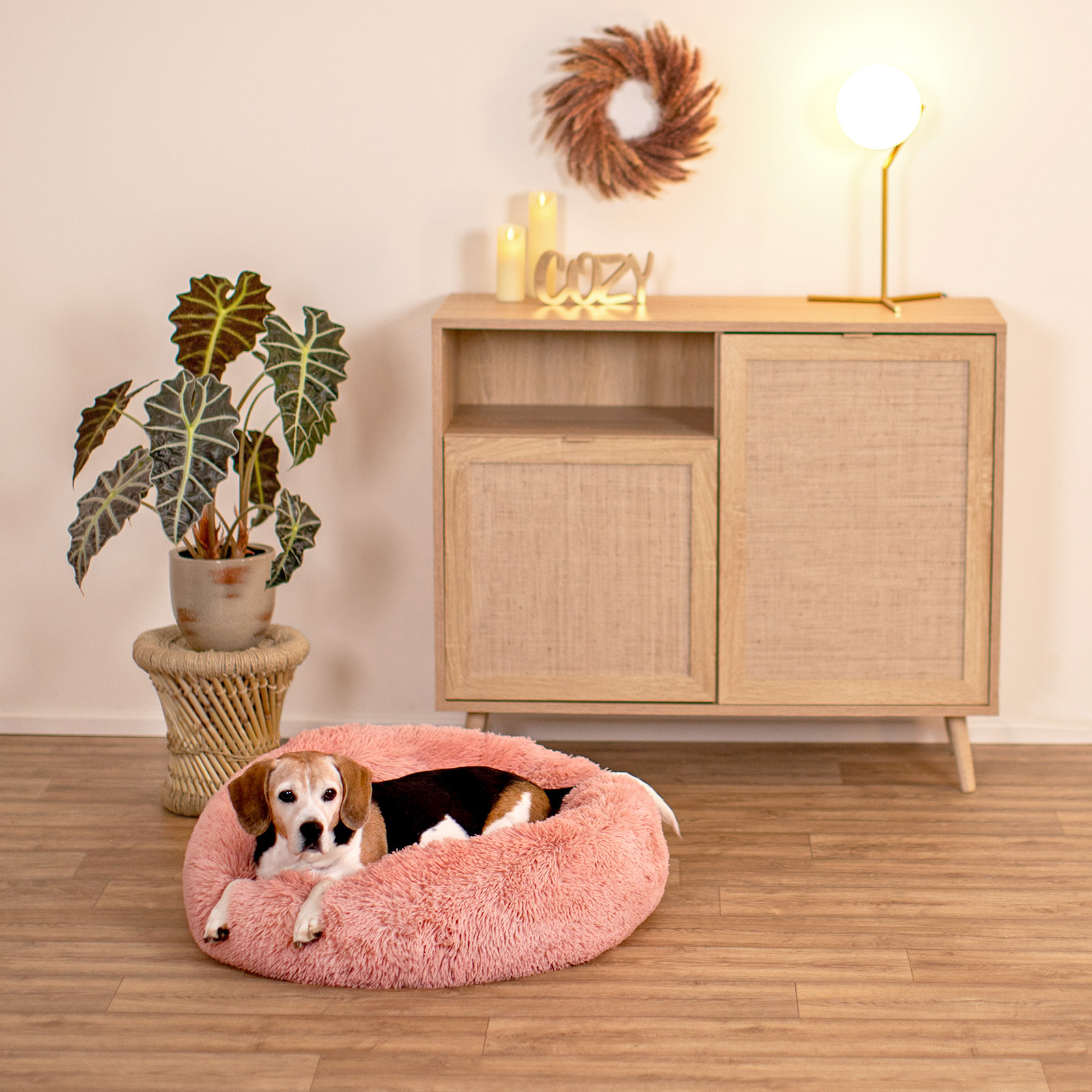 Lionto Hundebetten Lionto Donutbett rosa XL