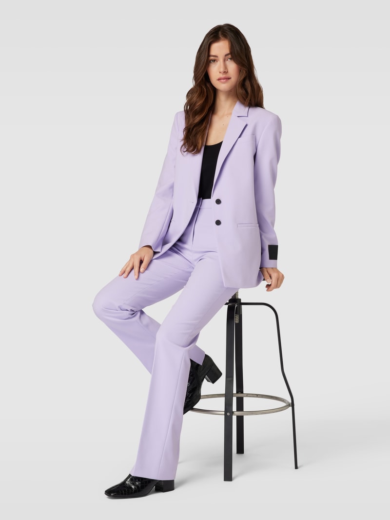 Blazer mit Label-Patch Modell 'AMYIA' in flieder