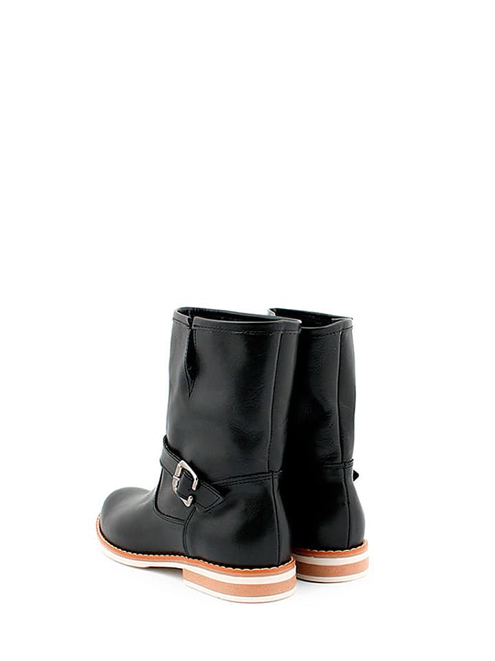 Zapato Leder-Boots in Schwarz günstig kaufen 40
