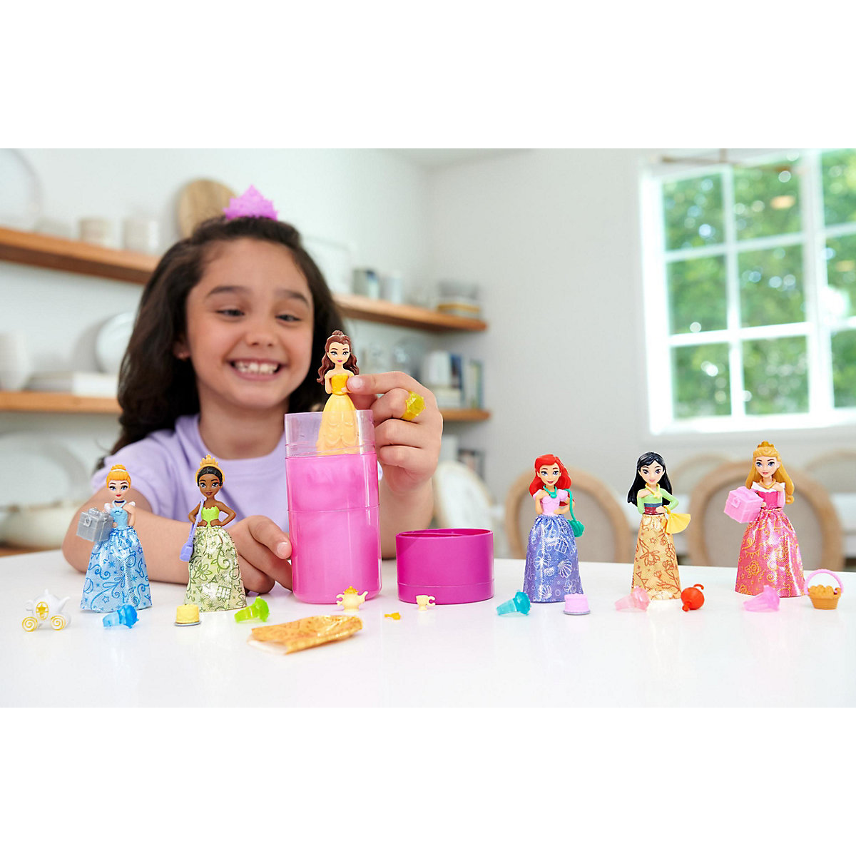 PRINCESS Puppe 9cm Color Reveal Welle 2