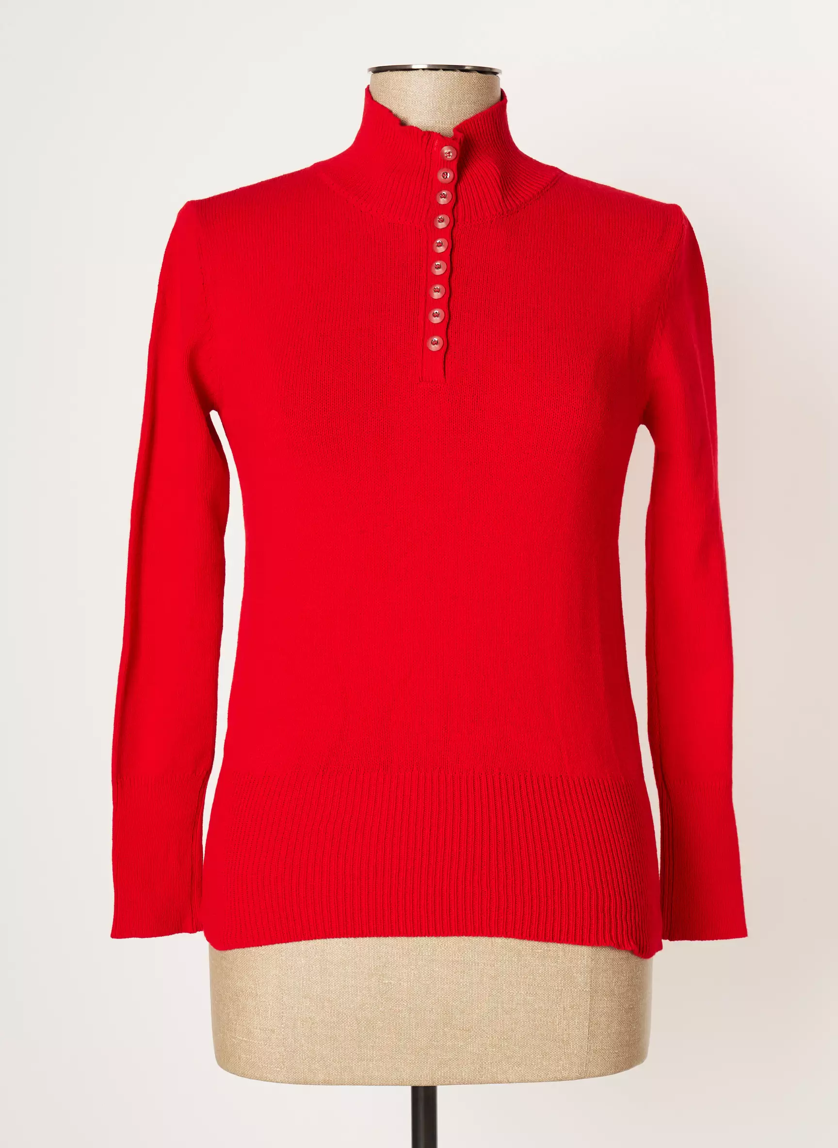 Poles Pulls Femme couleur rouge
