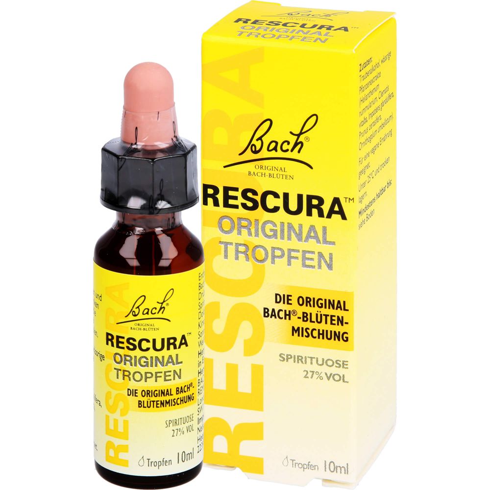 BACHBLÜTEN Original Rescura Tropfen m.Alkohol