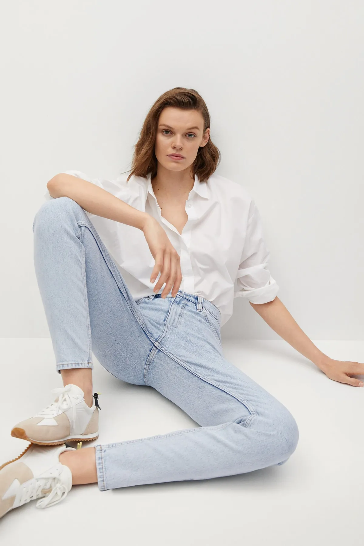 MANGO  Blaue Damenjeans 17010571