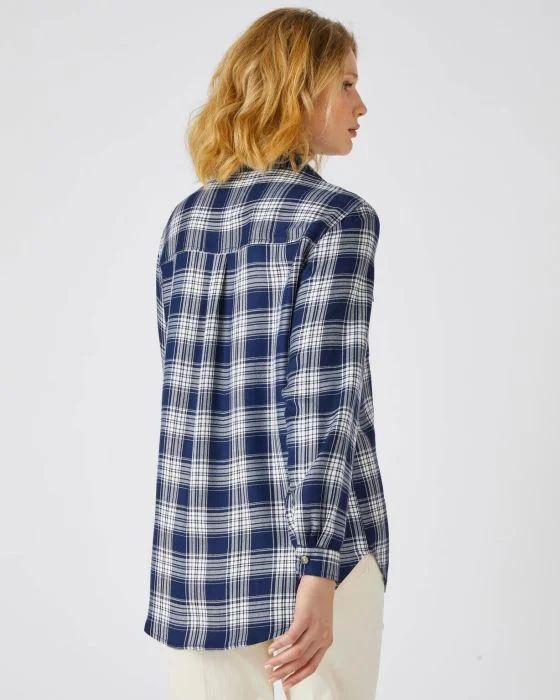 Chemise tunique à carreaux