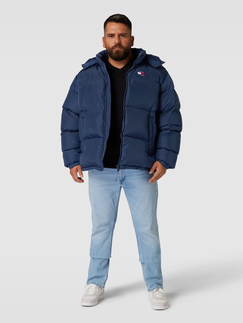 PLUS SIZE Daunenjacke mit Kapuze Modell 'ALASKA' in dunkelblau