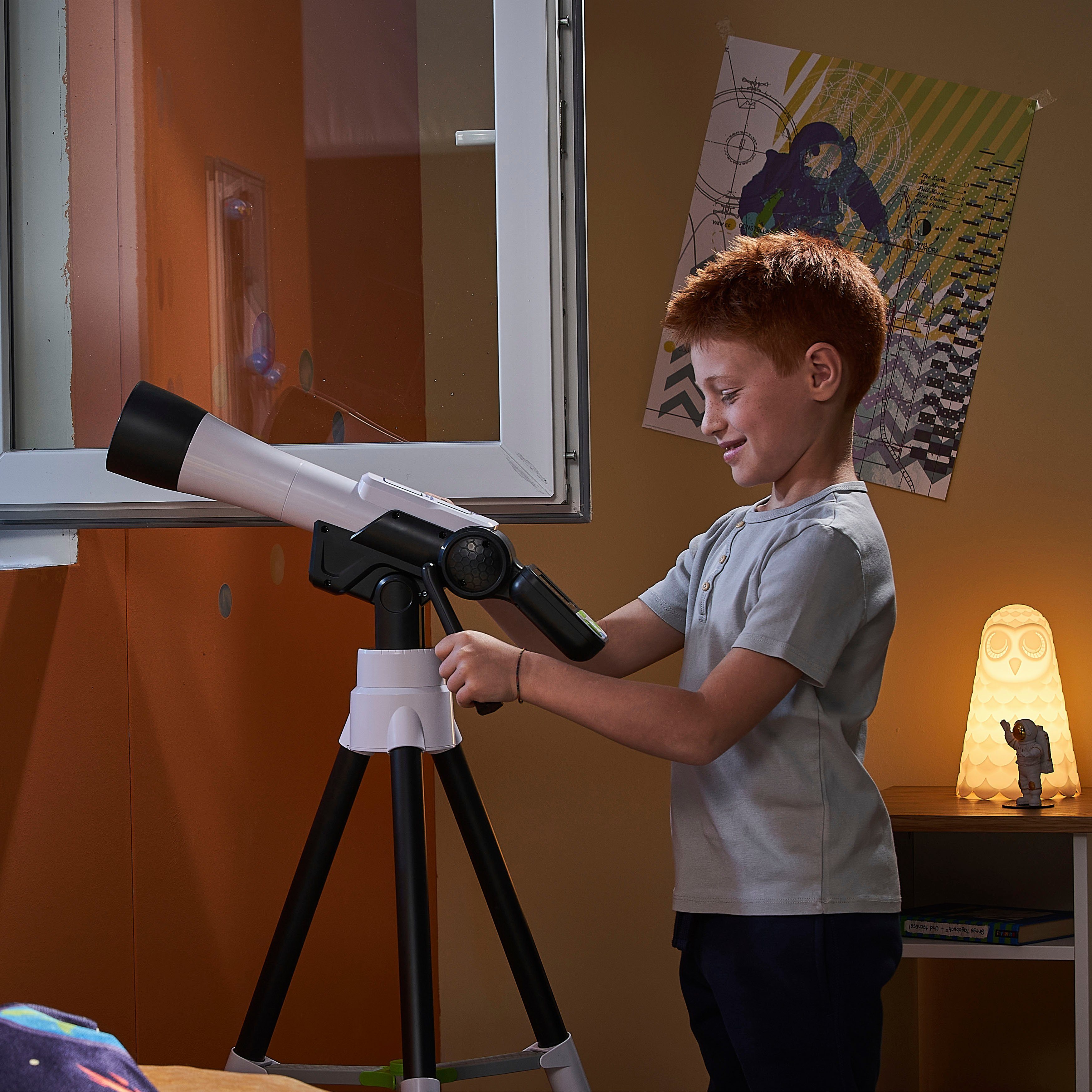 Vtech® Teleskop Interaktives Video-Teleskop für Kinder, mit NASA Lerninhalten und Spielen
