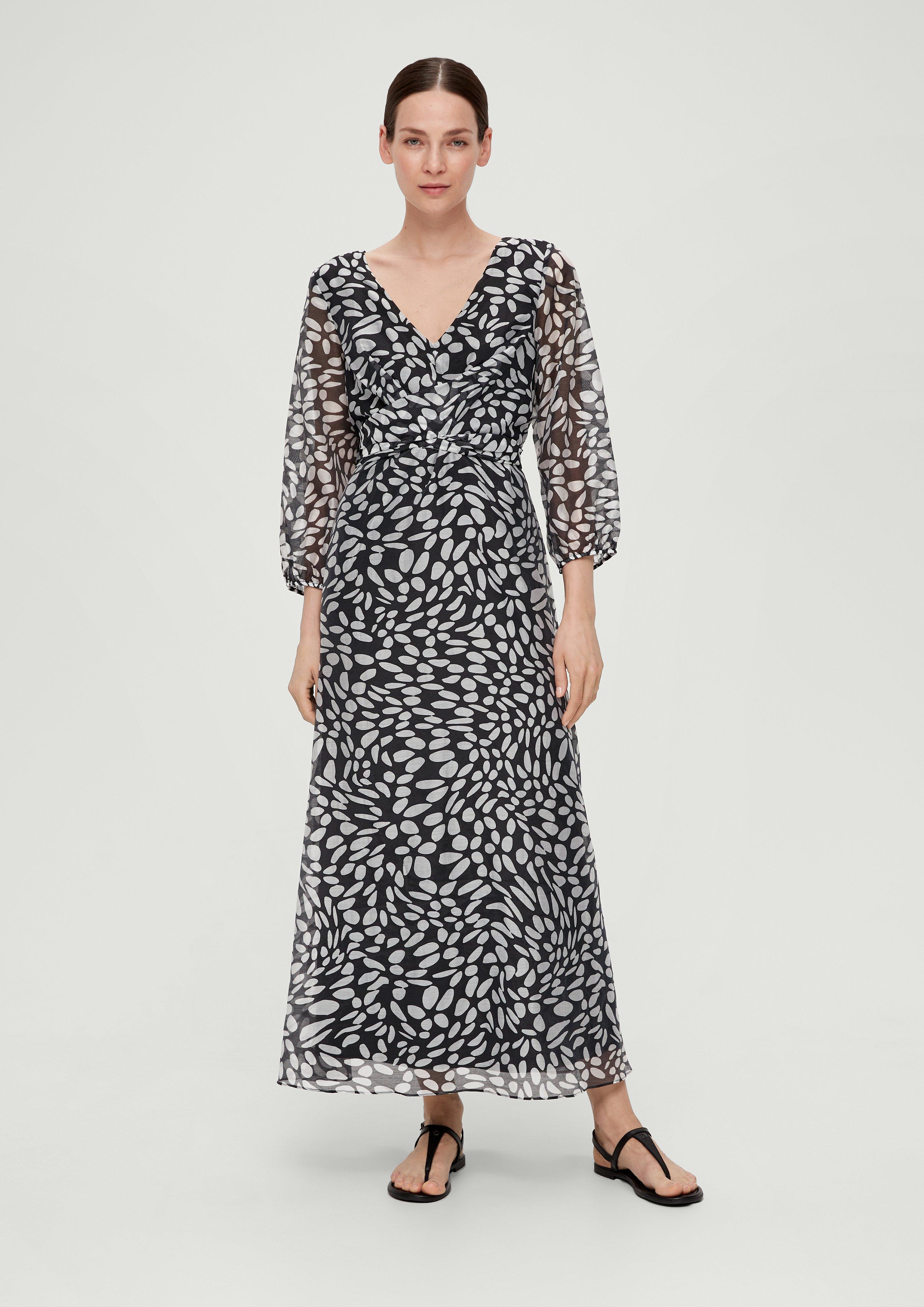 Maxikleid mit Wickel-Detail  2131776-99A0