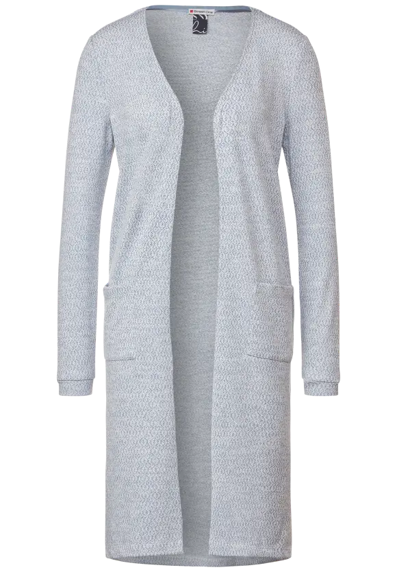 Street One Lange Strickjacke in Melange