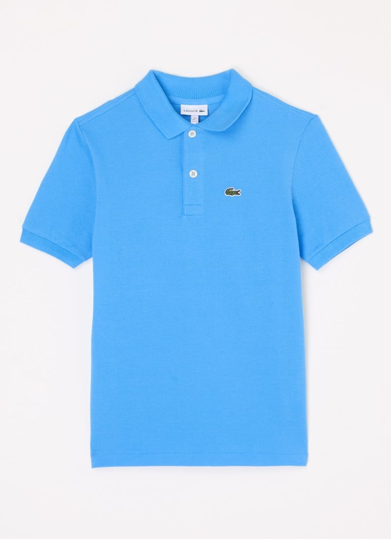 Lacoste polo krekls no pikē kokvilnas ar izšuvumu no logotipa