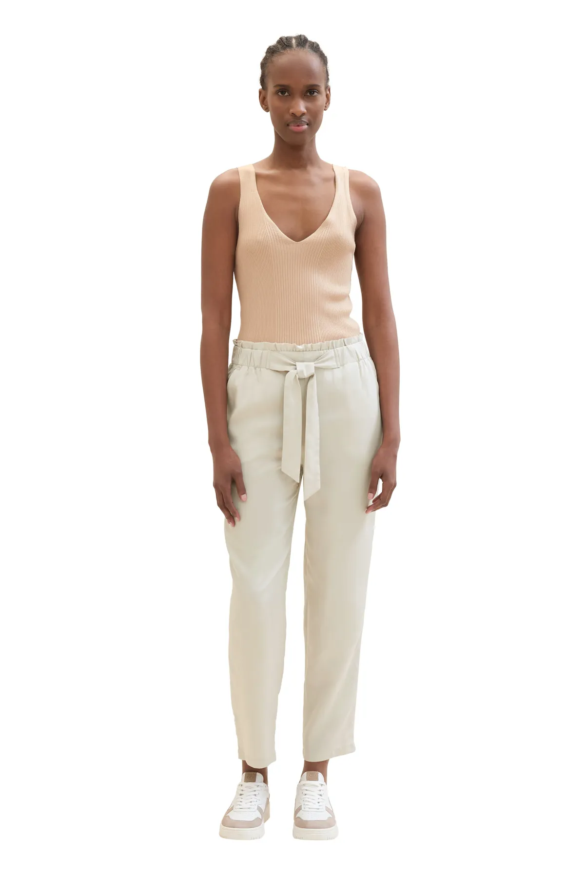 Tom Tailor Denim  Farbige Paperbag-Hose