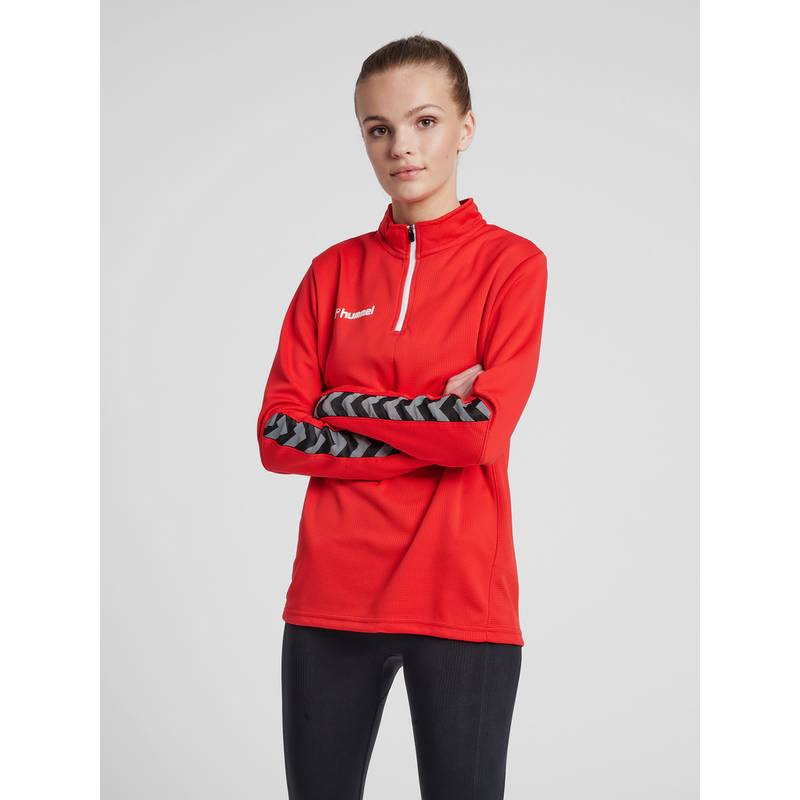 hummel hmlAUTHENTIC HALF ZIP SWEATSHIRT WOMAN Sweatshirt Damen