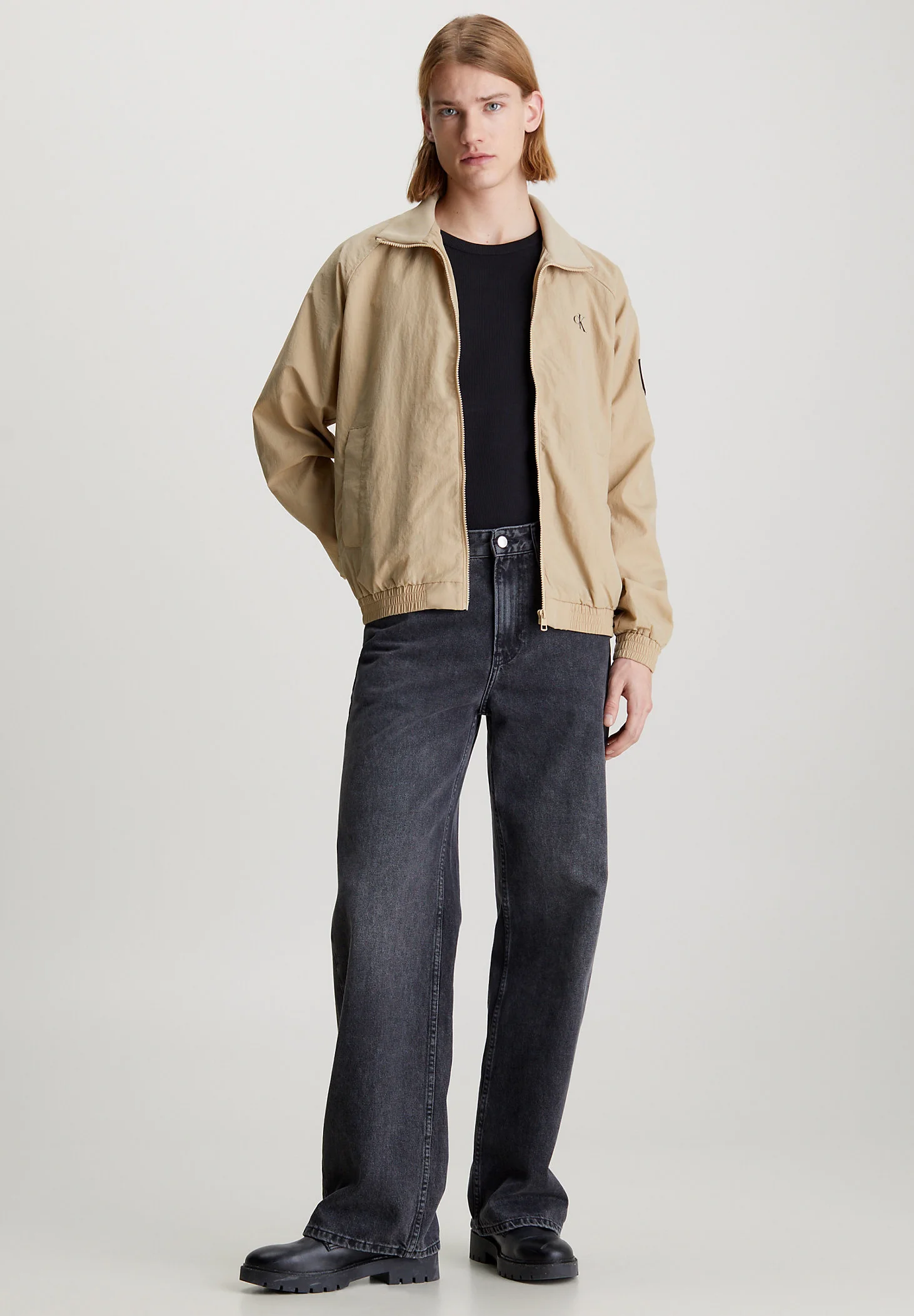 Calvin Klein Jeans UNPADDED HARRINGTON - Chaqueta ligera