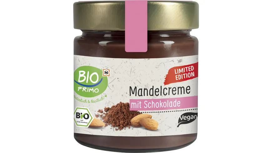 BIO PRIMO Bio Mandelcreme Schokolade 200 g
