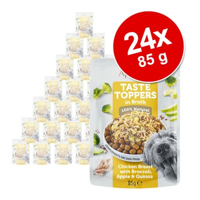 Sparpaket Applaws Taste Toppers Pouch in Brühe 24 x 85 g