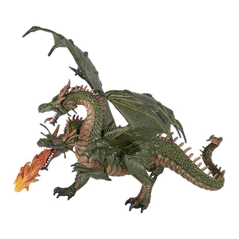 Dragon à deux têtes Papo