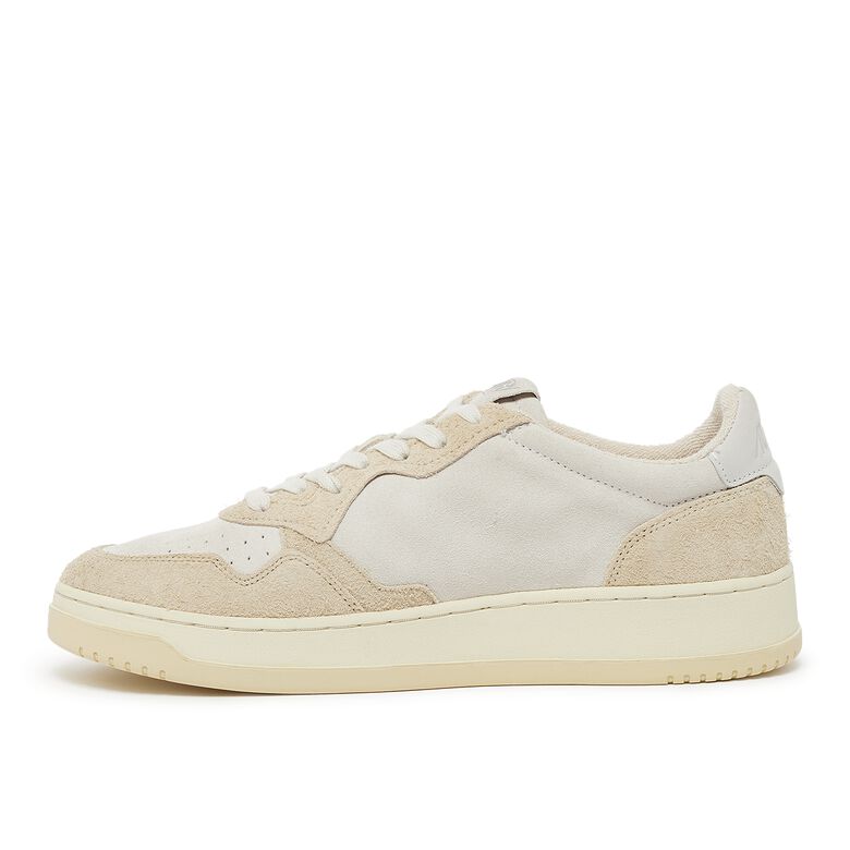 Autry Medalist Low Man SH02 suede/hair ecru