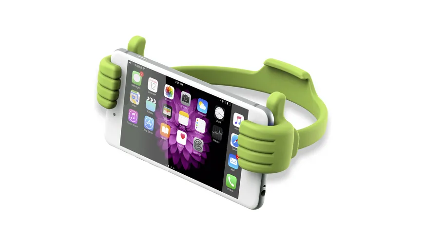 Xlayer Halterung Colour Line Thumbs Up Halterung Green