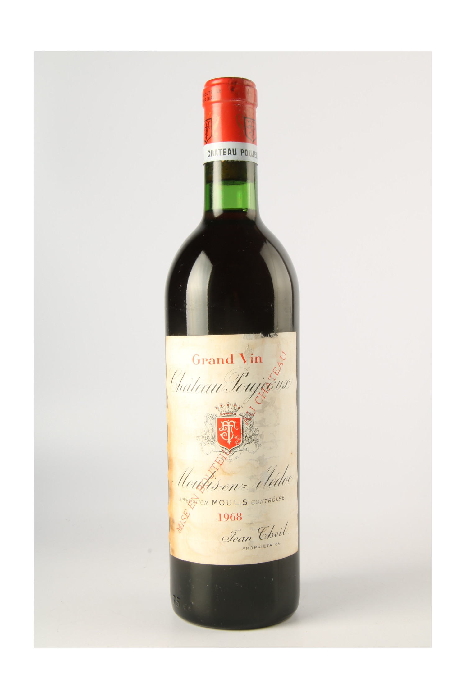 Château Poujeaux 1968, Moulis-en-Medoc