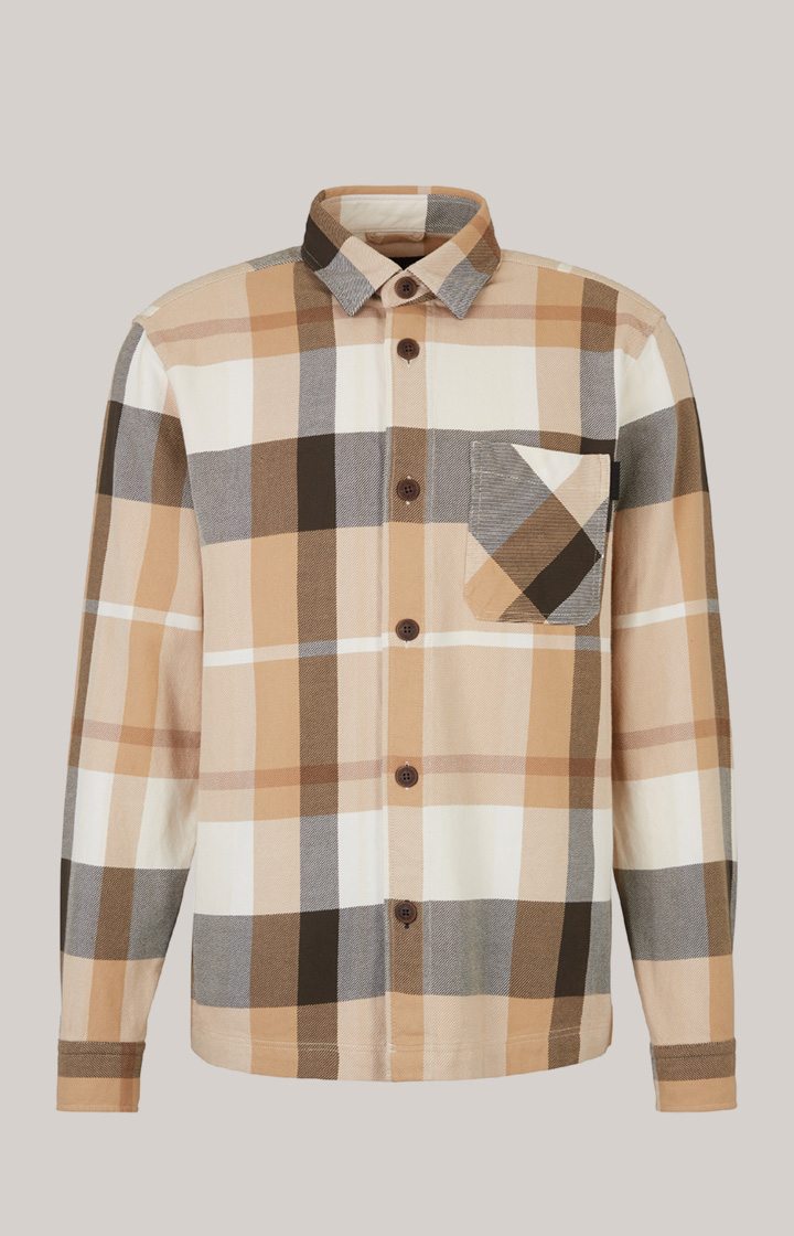 Hemd Harvi in Beige kariert