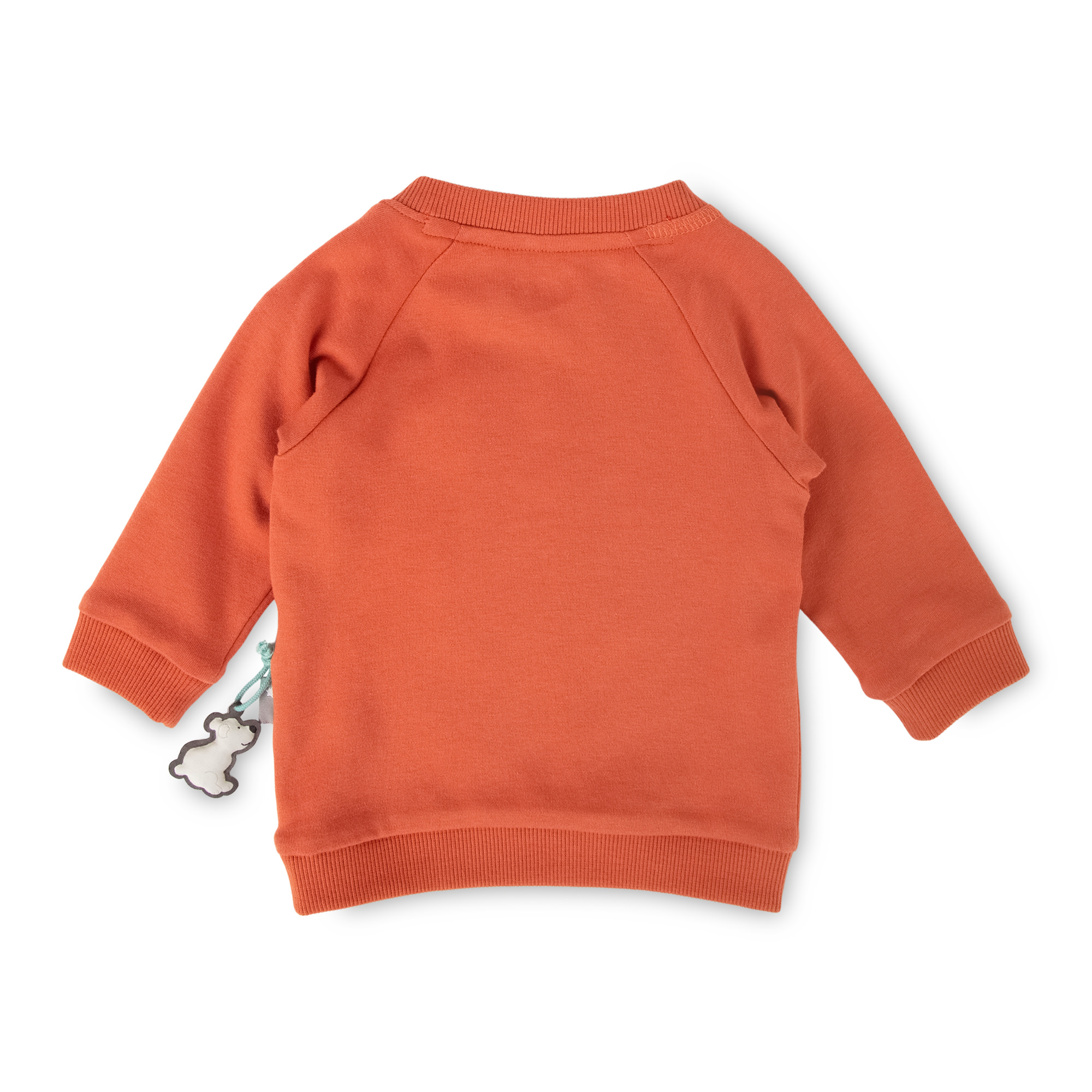 Baby Langarmshirt mit Eisbär Motiv, orange