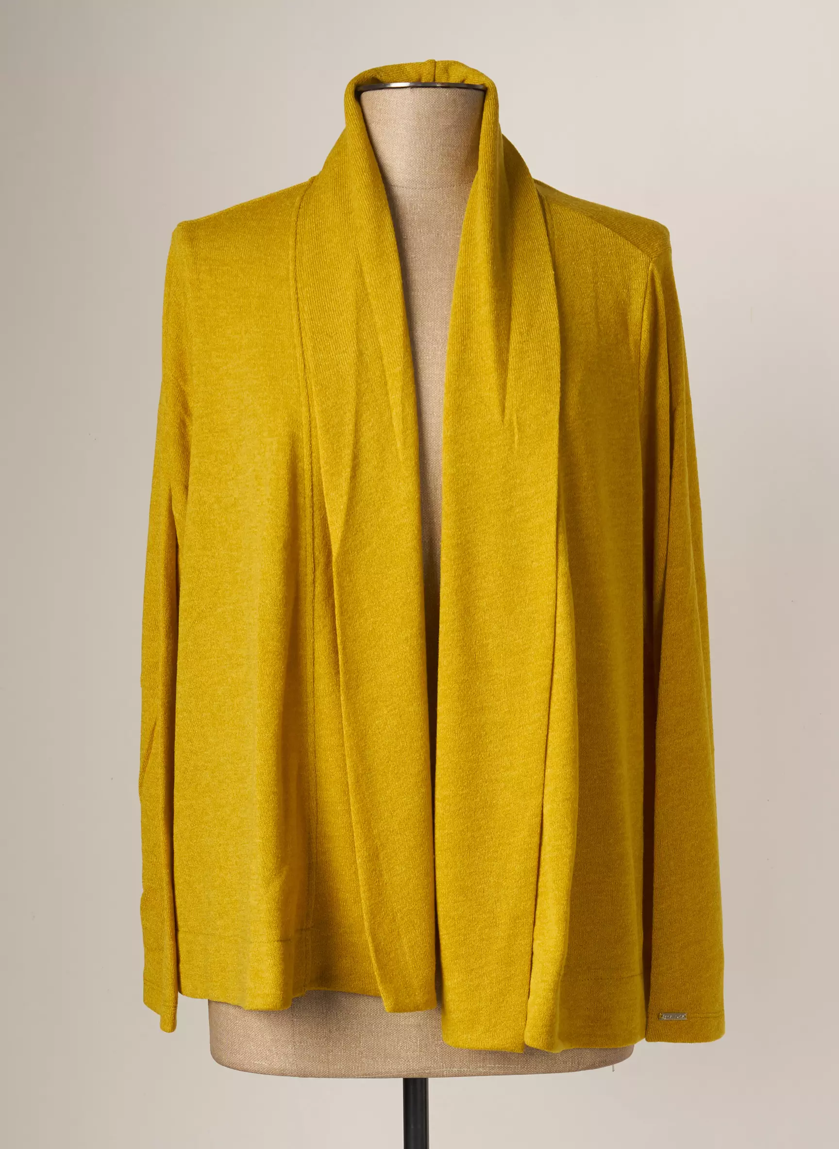 Maloka Cardigans Femme couleur jaune