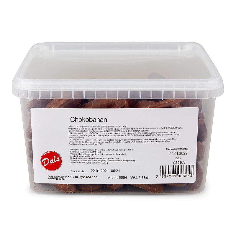 KnallGodt Skumbanan 1,1 kg sjokolade