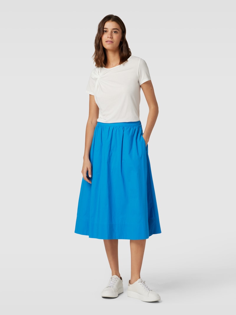 Midirock in A-Linie Modell 'JASIN' in royalblau
