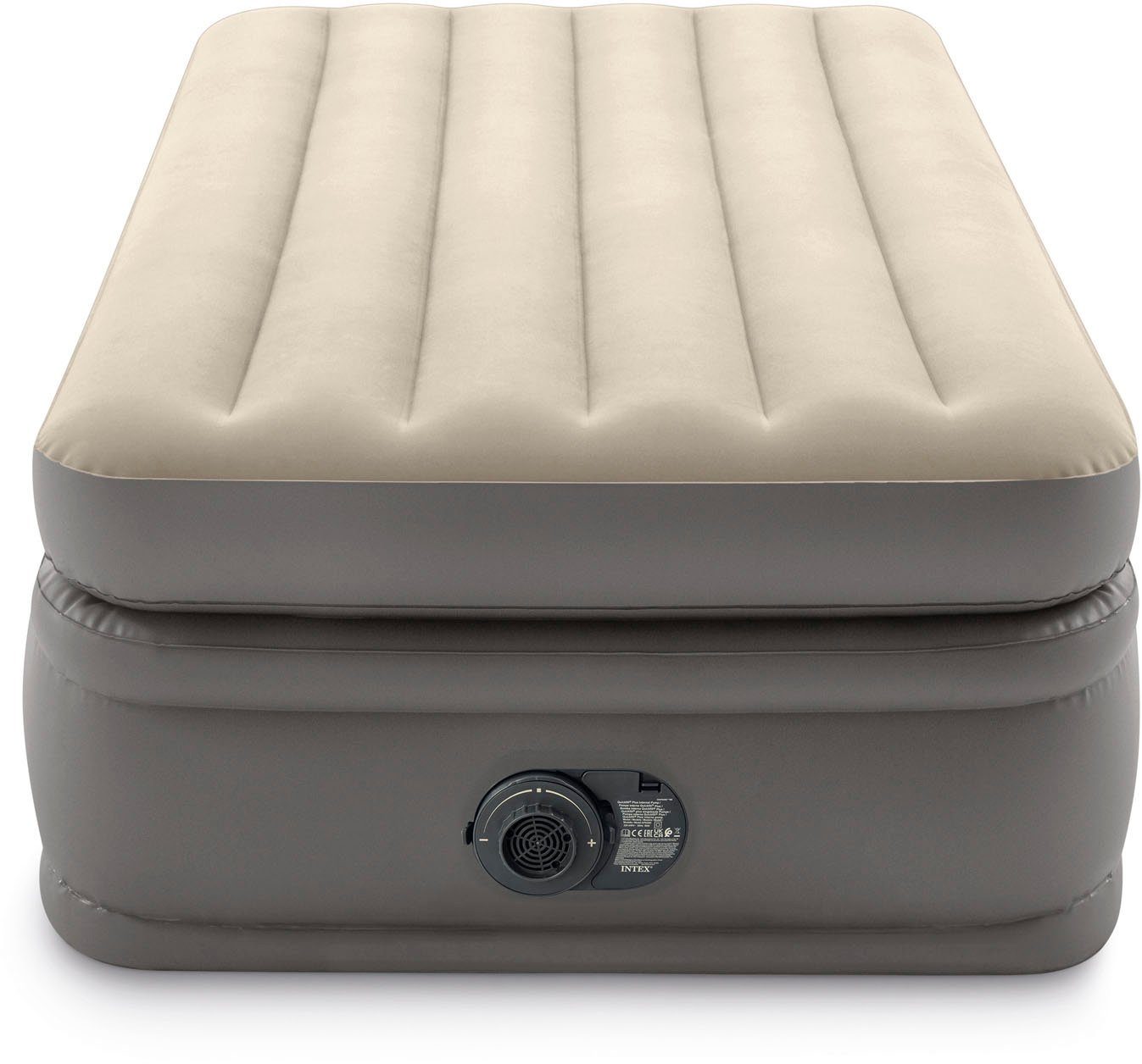 Intex Luftbett DuraBeam PrimeComfort Twin mit 220V Pumpe, (Packung)