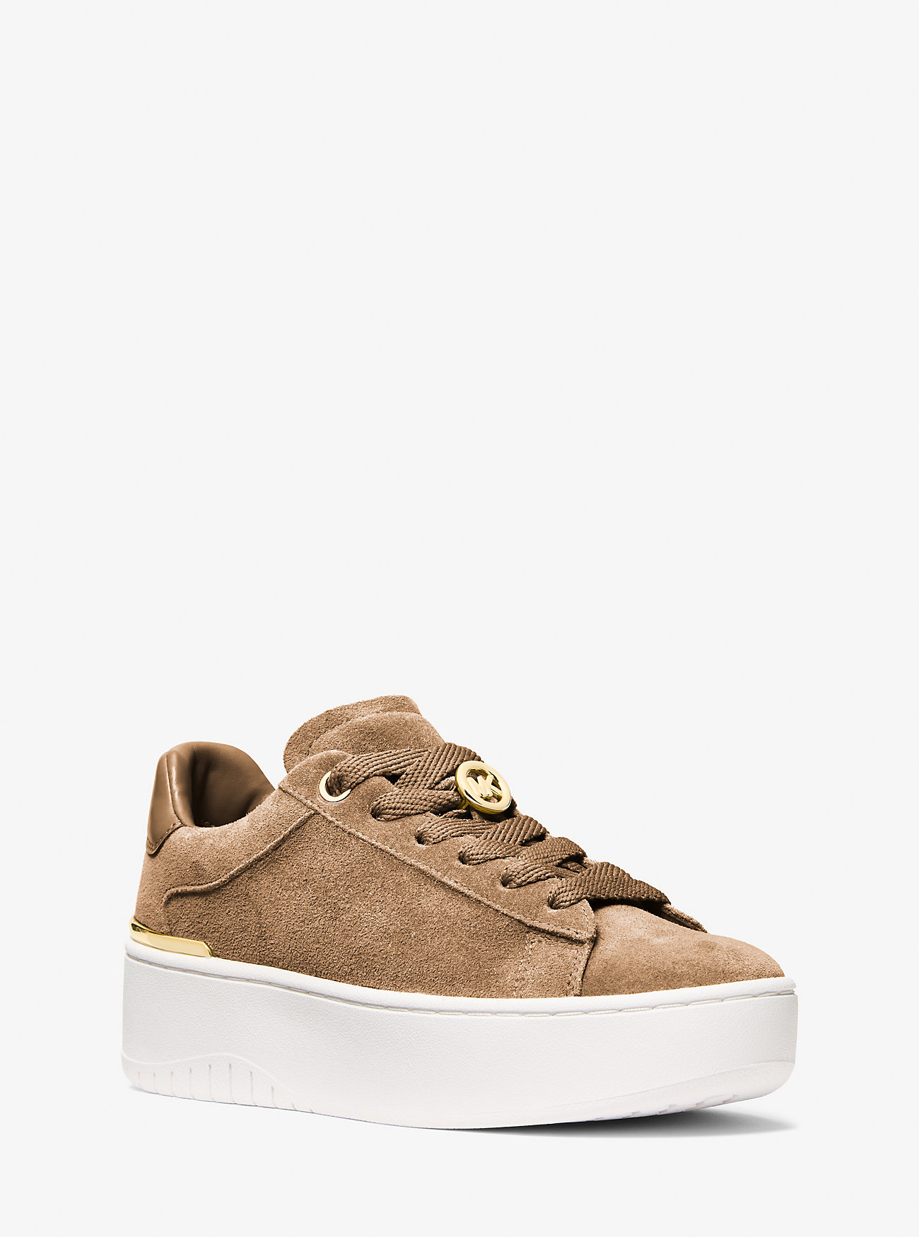 Dottie Suede Platform Sneaker - HUSK