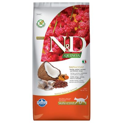 Farmina N&D Quinoa Adult Skin & Coat mit Hering und Kokosnuss