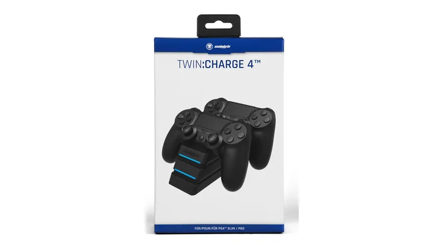 snakebyte PS4 Twin:Charge 4™ (black)