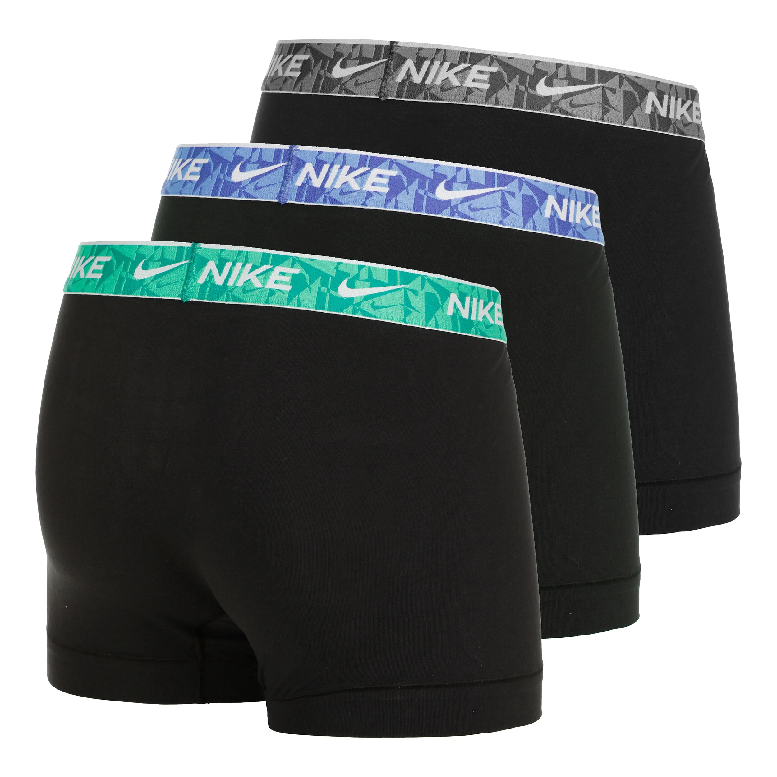 Everyday Cotton Stretch Trunk Boxer Short 3er Pack Herren - Mehrfarbig