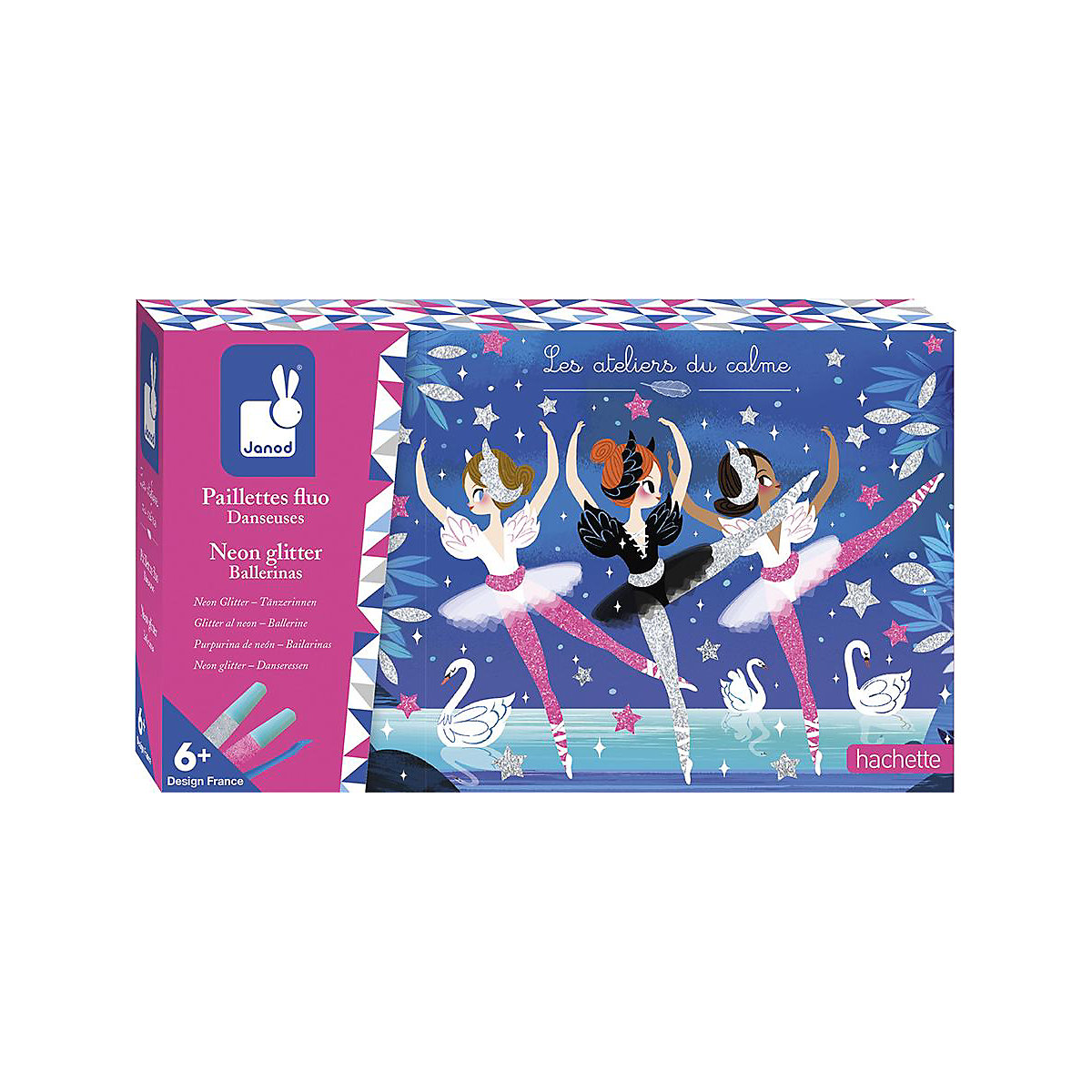 Kreativ-Set Neon-Glitter Ballerinas