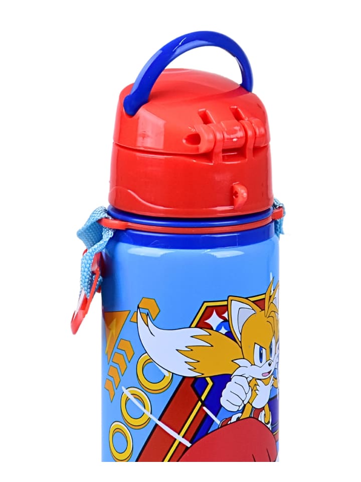 Sonic Alu-Trinkflasche Sonic The Hedgehog mit Klappdeckel & Tragegurt 600 ml in Bunt günstig kaufen 22